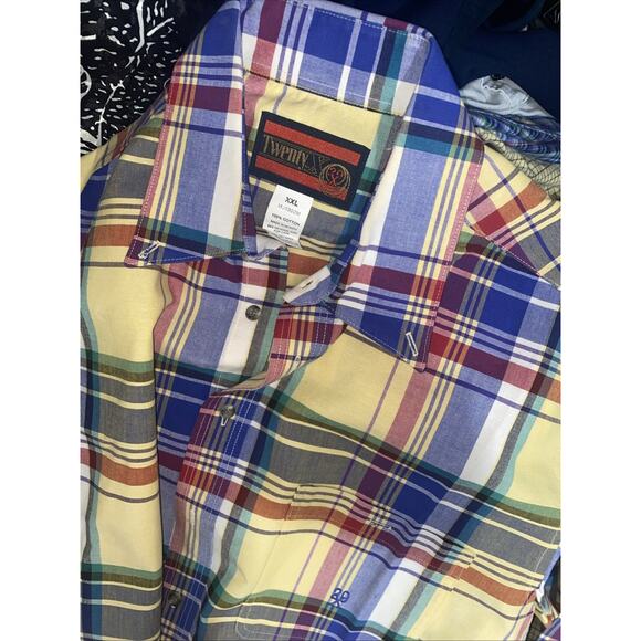 Vintage Twenty X Western check shirt cowboy plaid Cotton Rodeo Men XXL - Picture 2 of 9